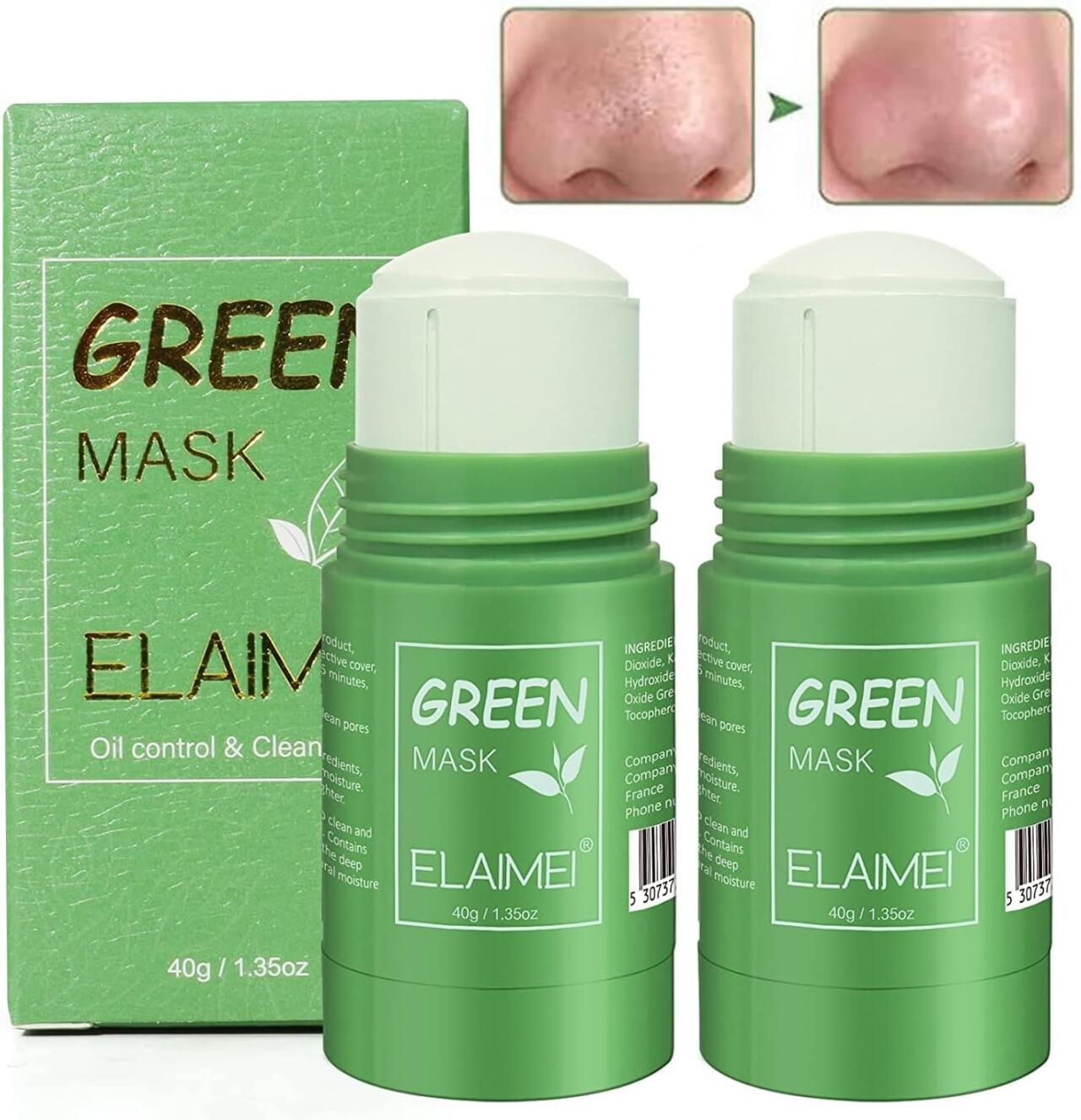 Mascarilla te verde Facial Limpiadora en Barra