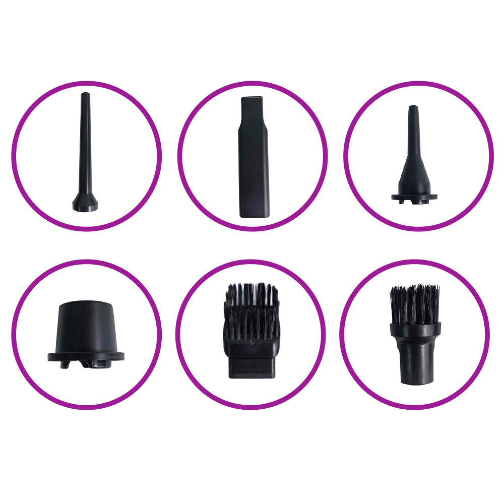 Aspiradora de Mano Inalámbrica 4 en 1 con Sopladora y Compresor, USB, para Hogar y Coche