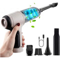 Aspiradora de Mano Inalámbrica 4 en 1 con Sopladora y Compresor, USB, para Hogar y Coche