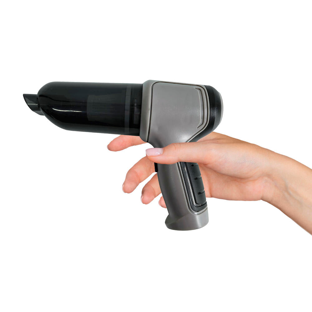 Aspiradora de Mano Inalámbrica 4 en 1 con Sopladora y Compresor, USB, para Hogar y Coche